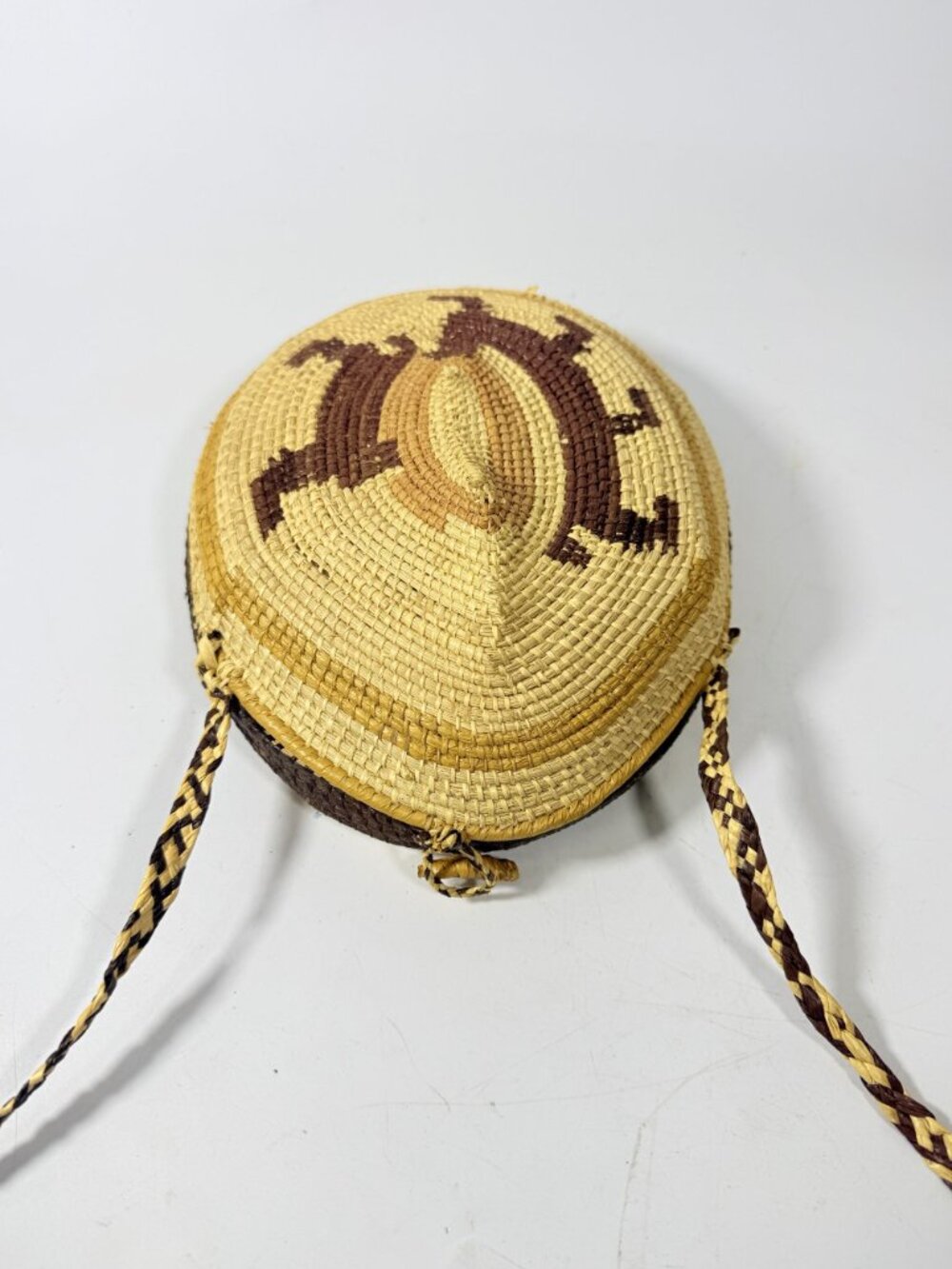 Tribal Medicine Pouch Purse Turtle Wounaan Embera Panama Folk Art Vintage Handma - Picture 9 of 16